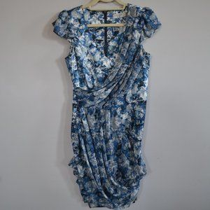 Blue & White Motif Dress